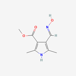 molecular formula C9H12N2O3 B1142924 methyl 4-(hydroxyiminomethyl)-2,5-dimethyl-1H-pyrrole-3-carboxylate CAS No. 175205-92-2