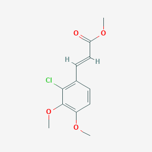 molecular formula C12H13ClO4 B1142926 Methyl 3-(2-chloro-3,4-dimethoxyphenyl)acrylate CAS No. 175135-97-4