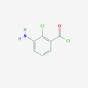 molecular formula C7H5Cl2NO B1142941 3-Amino-2-chlorobenzoyl chloride CAS No. 1261520-03-9