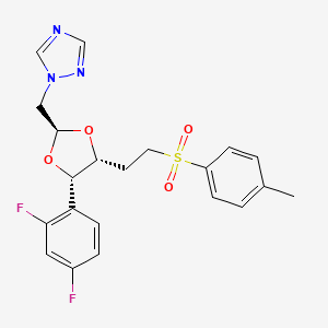1-(((2S,4S,5R)-4-(2,4-Difluorophenyl)-5-(2-tosylethyl)-1,3-dioxolan-2-yl)methyl)-1H-1,2,4-triazole