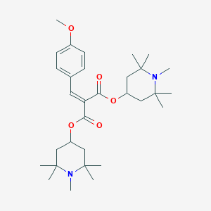 Bis(1,2,2,6,6-pentamethyl-4-piperidinyl) 2-(4-methoxybenzylidene)malonate