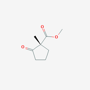molecular formula C8H12O3 B1142963 (R)-Methyl 1-methyl-2-oxocyclopentanecarboxylate CAS No. 162489-18-1
