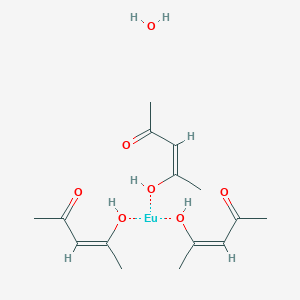 molecular formula C15H26EuO7 B1142977 Europium(III) acetylacetonate hydrate CAS No. 181266-82-0