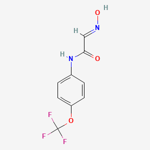 molecular formula C9H7F3N2O3 B1142984 2-(hydroxyimino)-N-[4-(trifluoromethoxy)phenyl]acetamide CAS No. 175205-25-1