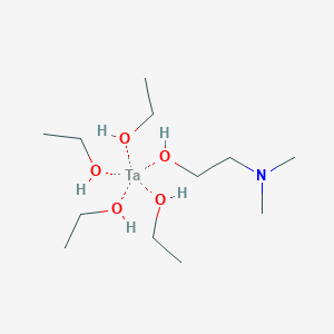 molecular formula C12H30NO5Ta B1142990 Tantalum tetraethoxide dimethylaminoethoxide CAS No. 172901-22-3