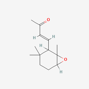 molecular formula C13H20O2 B1142999 4-(1,3,3-Trimethyl-7-oxabicyclo[4.1.0]hept-2-yl)-3-buten-2-one CAS No. 190059-33-7