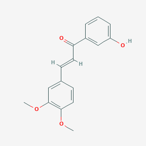 (E)-3-(3,4-dimethoxyphenyl)-1-(3-hydroxyphenyl)prop-2-en-1-one