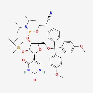 molecular formula C45H61N4O9PSi B1143011 Pseudouridine cep CAS No. 163496-23-9