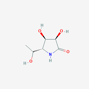 molecular formula C6H11NO4 B1143015 (3R,4R,5R)-3,4-Dihydroxy-5-(1-hydroxyethyl)pyrrolidin-2-one CAS No. 185689-16-1
