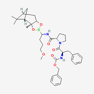 molecular formula C37H50BN3O7 B1143020 Z-D-Phe-pro-methoxypropylboroglycinepinanediol ester CAS No. 184488-31-1