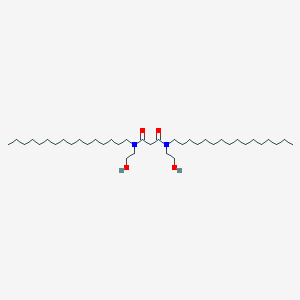 molecular formula C37H74N2O4 B114303 PROPANEDIAMIDE, N1,N3-DIHEXADECYL-N1,N3-BIS(2-HYDROXYETHYL)- CAS No. 149591-38-8