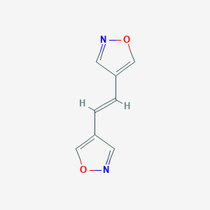 molecular formula C8H6N2O2 B1143040 1,2-Di(isoxazol-4-yl)ethene CAS No. 169378-48-7