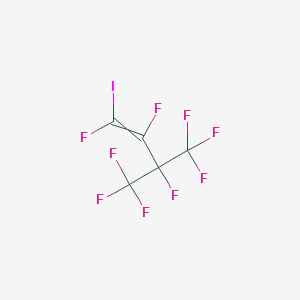 1,2,3,4,4,4-Hexafluoro-1-iodo-3-(trifluoromethyl)but-1-ene