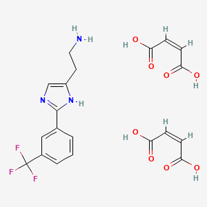 molecular formula C12H12F3N3.2C4H4O4 B1143064 2-((3-Trifluoromethyl)phenyl)histamine D CAS No. 162049-83-4