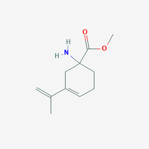molecular formula C11H17NO2 B1143069 Methyl 1-amino-3-prop-1-en-2-ylcyclohex-3-ene-1-carboxylate CAS No. 194287-41-7