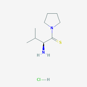 molecular formula C9H19ClN2S B1143070 Hcl-val-psi[CS-N]-pyrrolidide CAS No. 184360-54-1