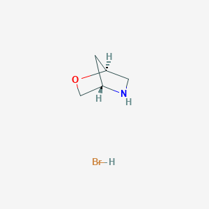 molecular formula C5H10BrNO B1143072 (1S,4S)-2-Oxa-5-azabicyclo[2.2.1]heptane hydrobromide CAS No. 159909-28-1