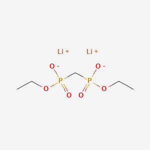 Dilithium ethoxy-[[ethoxy(oxido)phosphoryl]methyl]phosphinate