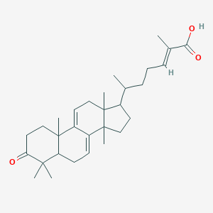 molecular formula C30H44O3 B011431 灵芝酸 S CAS No. 104759-35-5