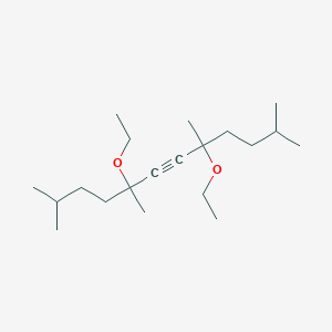 molecular formula C20H38O2 B1143117 2,5,8,11-四甲基-6-十二炔-5,8-二醇乙氧基化物 CAS No. 169117-72-0