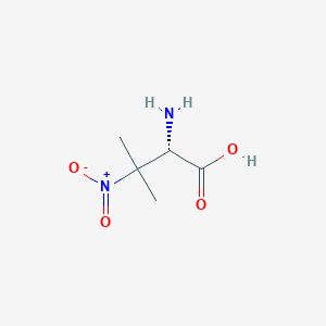 molecular formula C5H10N2O4 B1143128 Valine, 3-nitro- CAS No. 170454-20-3
