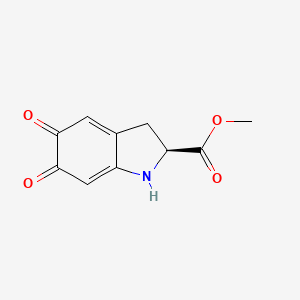 B1143132 (S)-Methyl 6-hydroxy-5-oxo-3,5-dihydro-2H-indole-2-carboxylate CAS No. 195059-10-0
