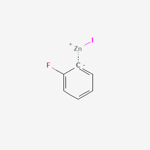 molecular formula C6H4FIZn B1143133 2-Fluorophenylzinc iodide CAS No. 186000-41-9