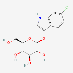 molecular formula C14H16ClNO6 B1143134 6-Chloro-3-indolyl-beta-D-galactopyranoside CAS No. 159954-28-6
