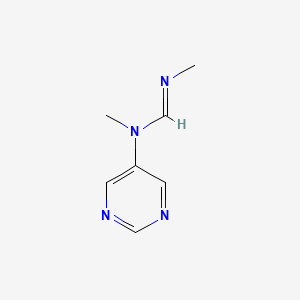 molecular formula C7H10N4 B1143136 N,N'-Dimethyl-N-(pyrimidin-5-yl)formimidamide CAS No. 193014-40-3