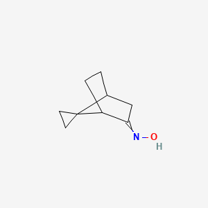 molecular formula C9H13NO B1143155 Spiro[bicyclo[2.2.1]heptane-7,1'-cyclopropan]-2-one oxime CAS No. 162795-17-7