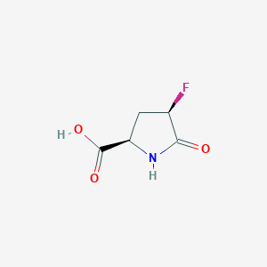 (2R,4R)-4-fluoro-5-oxopyrrolidine-2-carboxylic acid