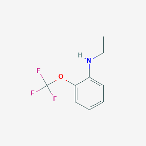 molecular formula C9H10F3NO B1143174 N-ethyl-2-(trifluoromethoxy)aniline CAS No. 175278-25-8