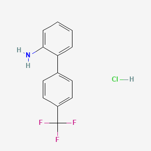 molecular formula C13H10F3N B1143178 4'-(Trifluoromethyl)-[1,1'-biphenyl]-2-amine hydrochloride CAS No. 189575-70-0