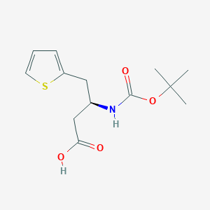 (S)-3-((tert-butoxycarbonyl)amino)-4-(thiophen-2-yl)butanoic acid