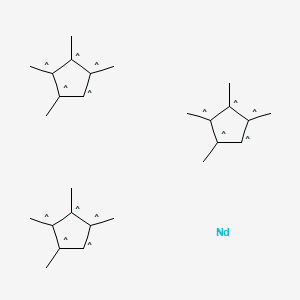 molecular formula C27H39Nd 15* B1143185 TRIS(TETRAMETHYLCYCLOPENTADIENYL)NEODYMIUM CAS No. 164528-22-7