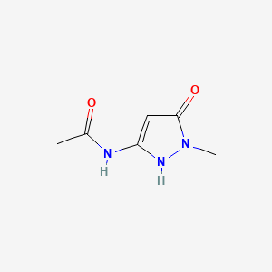 N-(5-Hydroxy-1-methyl-1H-pyrazol-3-yl)acetamide