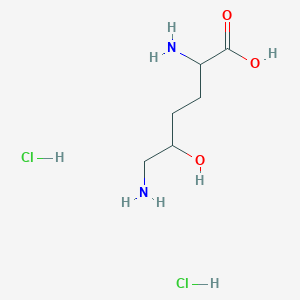 molecular formula C6H16Cl2N2O3 B1143193 L-hydroxylysine (dihydrochloride) CAS No. 172213-74-0