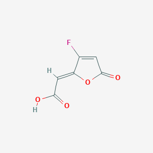 molecular formula C6H3FO4 B1143200 (2Z)-(3-Fluoro-5-oxo-2(5H)-furanylidene)acetic acid CAS No. 161985-56-4