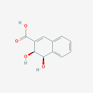 molecular formula C11H10O4 B1143214 (3S,4R)-3,4-Dihydroxy-3,4-dihydronaphthalene-2-carboxylic acid CAS No. 177602-81-2
