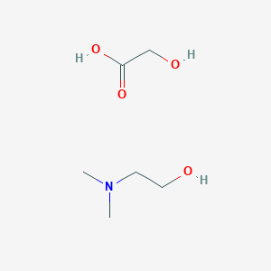 molecular formula C6H15NO4 B1143219 N,N-Dimethyl(2-hydroxyethyl)ammonium 2-hydroxyacetate CAS No. 176158-74-0