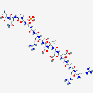 molecular formula C71H123N26O29P B1143229 2B-(SP) CAS No. 186901-17-7