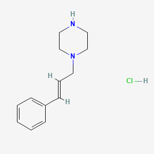 molecular formula C13H19ClN2 B1143233 Cinnamyl pieprazine hydrochloride CAS No. 163596-56-3