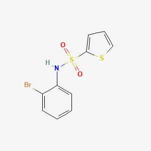 molecular formula C10H8BrNO2S2 B11432451 N-(2-bromophenyl)thiophene-2-sulfonamide 
