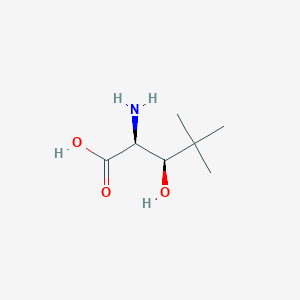 molecular formula C7H15NO3 B1143246 (2S,3R)-2-Amino-3-Hydroxy-4,4-Dimethylpentanoic Acid CAS No. 171866-72-1