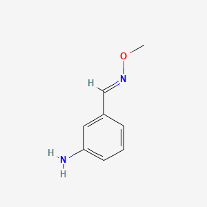 molecular formula C8H10N2O B1143248 Benzaldehyde,3-amino-,o-methyloxime CAS No. 173058-83-8