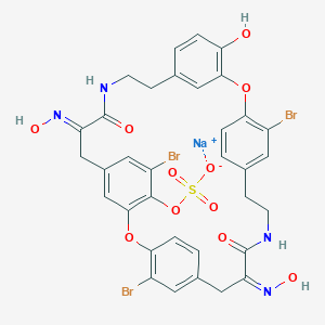 molecular formula C34H28Br3N4NaO11S B114325 34-Sulfabastadin 13 CAS No. 152213-67-7