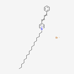 molecular formula C33H50BrN B1143255 1-Octadecyl-4-(4-phenyl-1,3-butadienyl)pyridinium Bromide CAS No. 165678-32-0