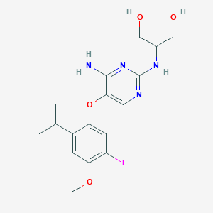 molecular formula C17H23IN4O4 B114327 Ro 51 