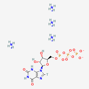 molecular formula C10H26N8O15P3T B1143274 Xanthosine-[8-3H] 5'-triphosphate tetraammonium salt CAS No. 160901-65-5