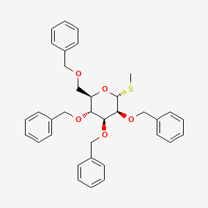 molecular formula C35H38O5S B1143289 Methylmercapto-2,3,4,6-tetra-o-benzyl-D-mannopyranoside CAS No. 162061-34-9